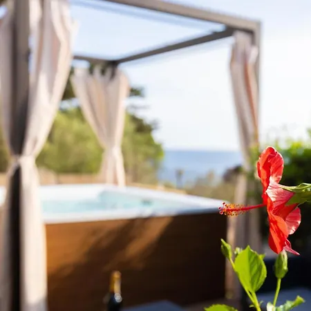 Вилла Trullo Vista Mare - Mini Piscina Riscaldata Con Idromassaggio Marina di San Gregorio